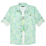 Boys Pack Of 2 Comfort Floral Opaque Printed Casual Shirt